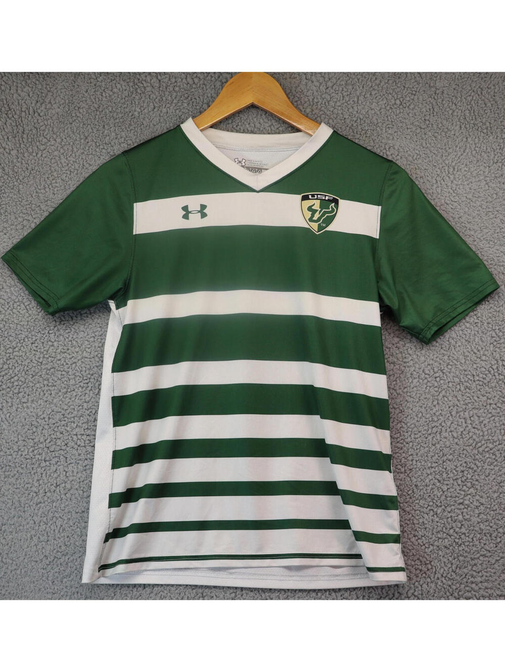 Women Large Jersey Green USF Bulls Under Armour Soccer FL